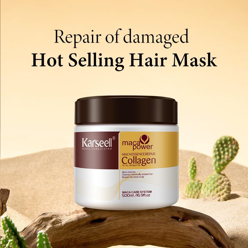 Karseell Collagen Hair Mask – 16.9 oz | 500ml