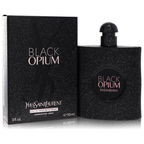 Yves Saint Laurent Black Opium perfume bottle and packaging on a white background