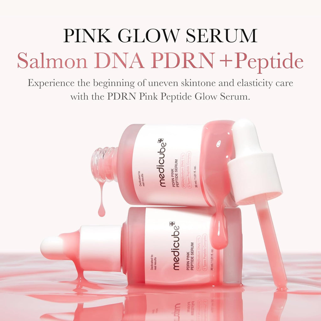Medicube Salmon DNA PDRN Pink Peptide Serum – 1.01 fl.oz.