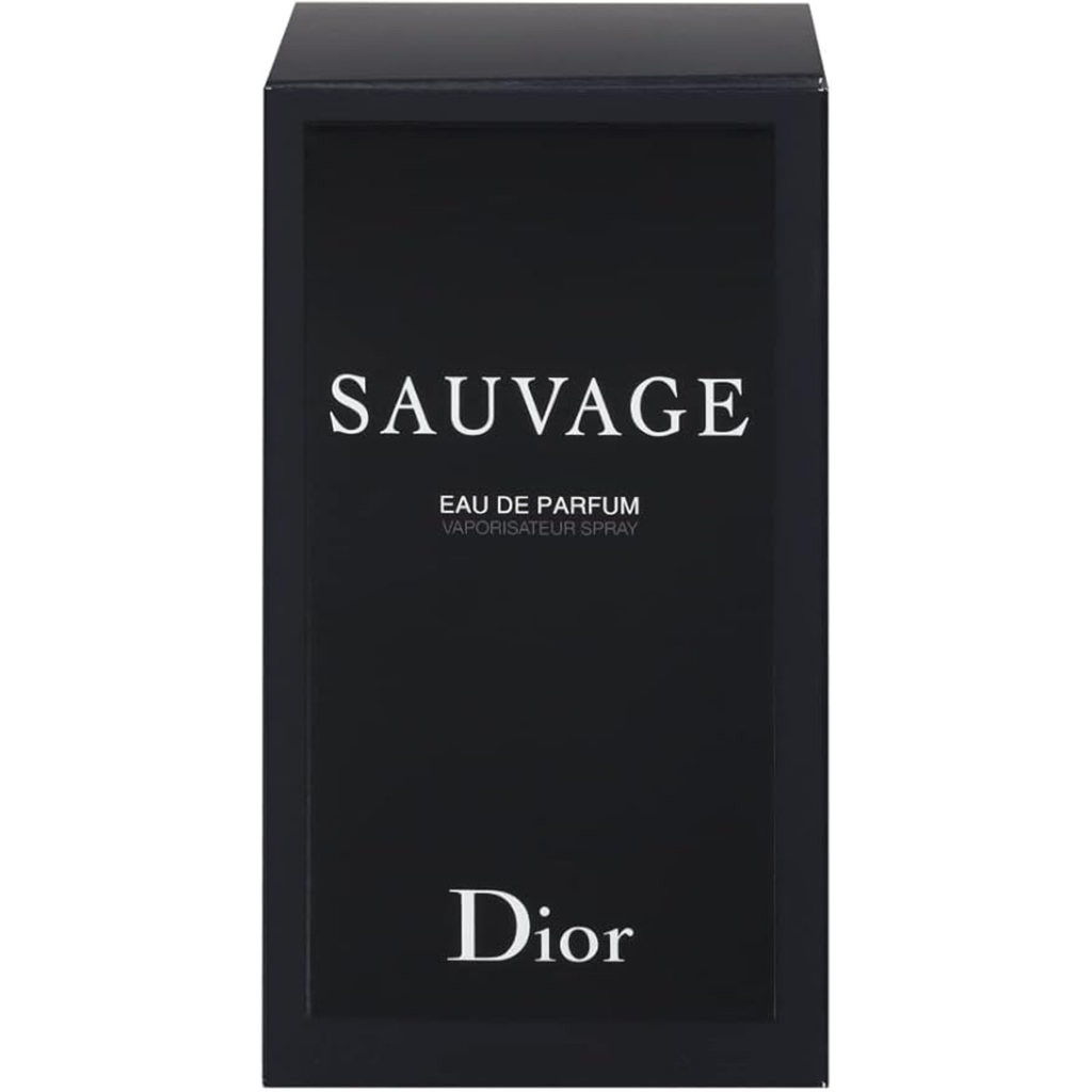Black Dior Sauvage Eau de Parfum packaging | pharmaelegance