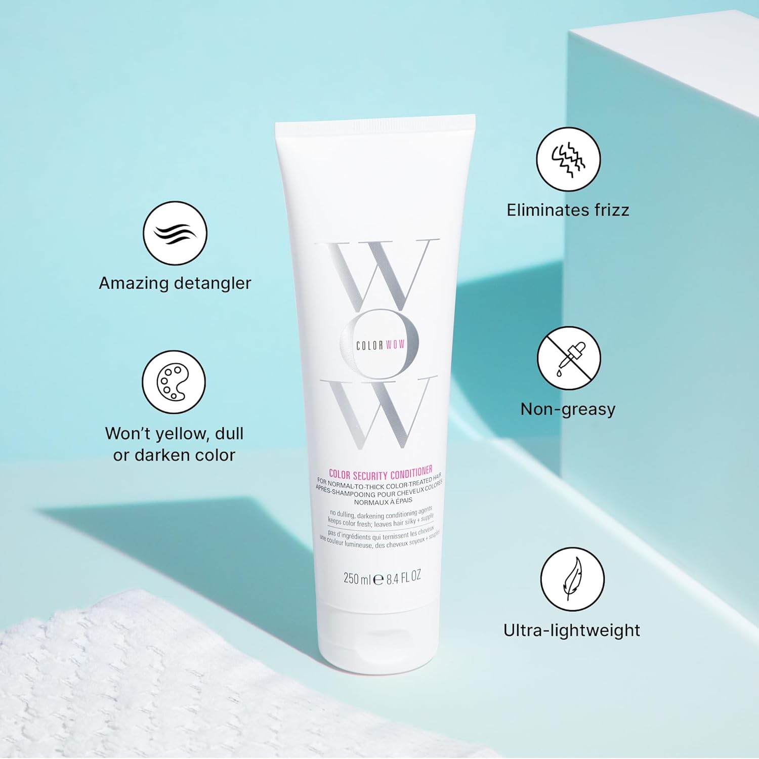 COLOR WOW Color Security Shampoo & Conditioner Duo – 250ml Each