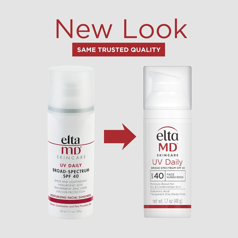 EltaMD UV Daily Moisturizing Facial Sunscreen SPF 40 by EltaMD for Unisex - 1.7 oz Sunscreen