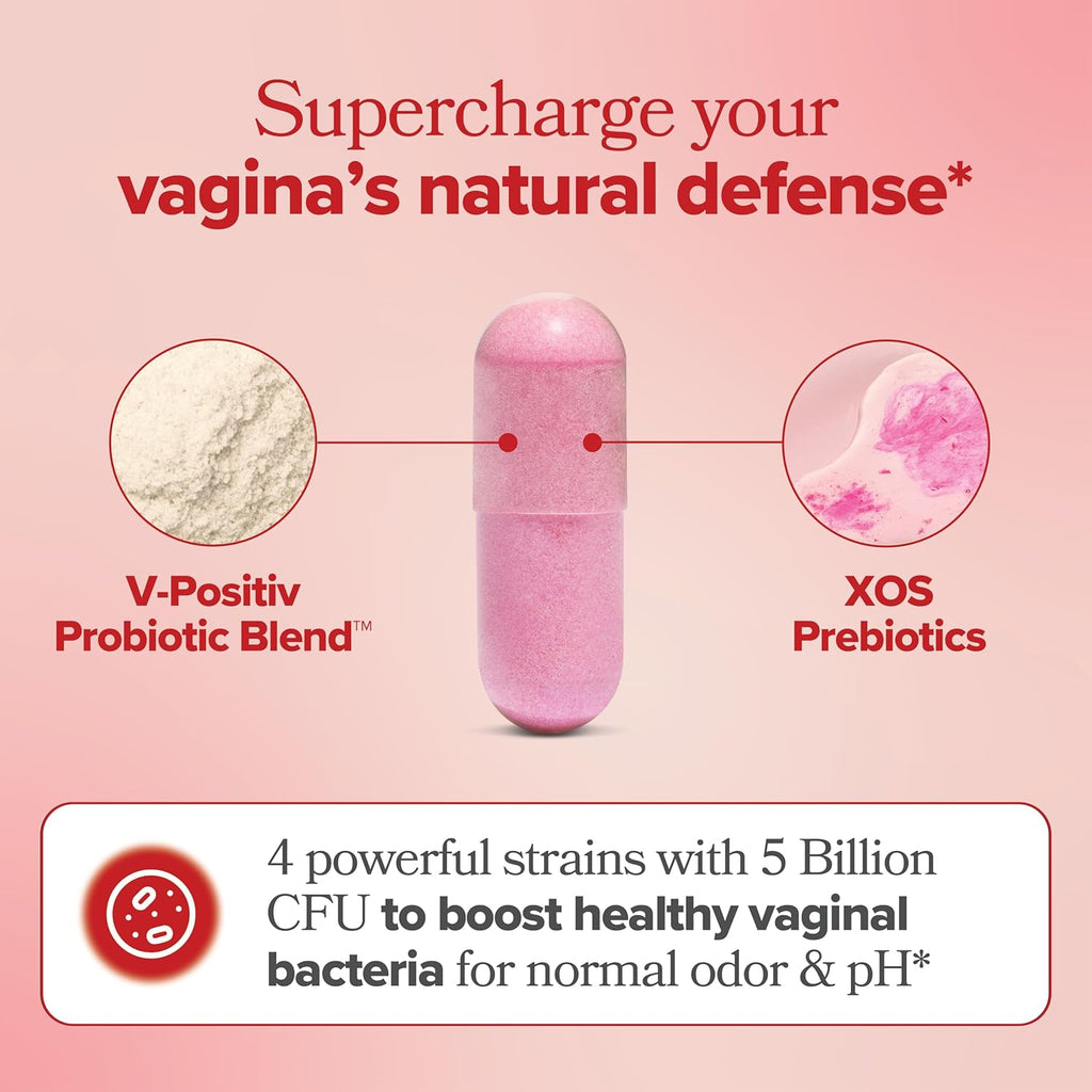 Pink probiotic supplement | Pharmaelegance