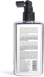 Shampoo bottle with label on a white background