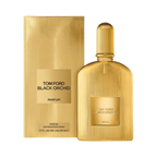 Tom Ford Black Orchid parfum bottle and packaging on a white background